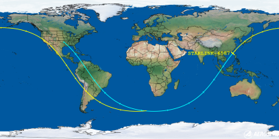 STARLINK-4587 (ID 53635) Reentry Prediction Image