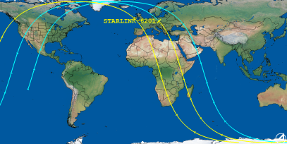 STARLINK-6201 (ID 56486) Reentry Prediction Image