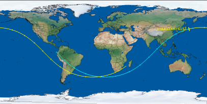 STARLINK-6151 (ID 57118) Reentry Prediction Image