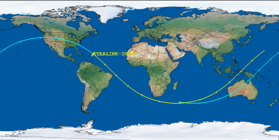 STARLINK-30232 (ID 57303) Reentry Prediction Image