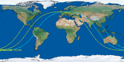 STARLINK-31145 (ID 58768) Reentry Prediction Image