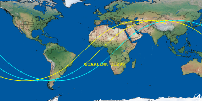 STARLINK-31299 (ID 59080) Reentry Prediction Image