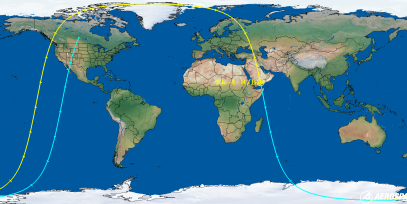 SL-4 R/B (ID 67235) Reentry Prediction Image