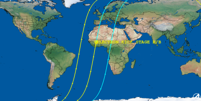ELECTRON KICK STAGE R/B (ID 67616) Reentry Prediction Image