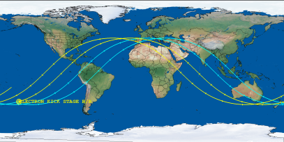 ELECTRON KICK STAGE R/B (ID 68100) Reentry Prediction Image