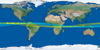 ARIANE 42P R/B (ID 20947) Reentry Prediction Image