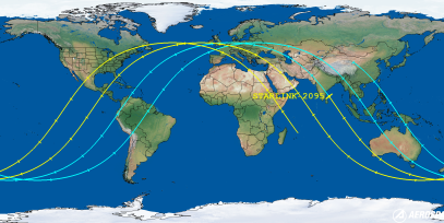 STARLINK-2095 (ID 47679) Reentry Prediction Image