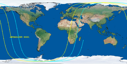 STARLINK-4461 (ID 53503) Reentry Prediction Image