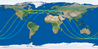 STARLINK-11331 (ID 61537) Reentry Prediction Image