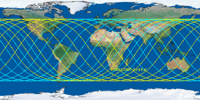 STARLINK-2249 (ID 48592) Reentry Prediction Image