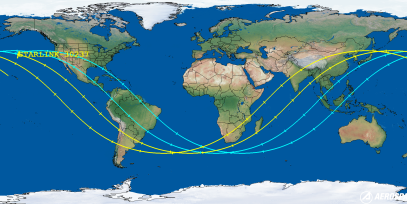 STARLINK-30237 (ID 57437) Reentry Prediction Image