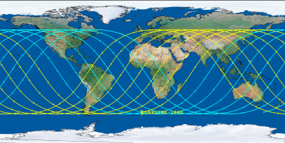 STARLINK-1665 (ID 46356) Reentry Prediction Image