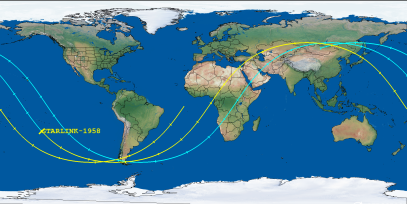 STARLINK-1958 (ID 47559) Reentry Prediction Image