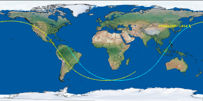 STARLINK-1964 (ID 47565) Reentry Prediction Image