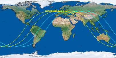 STARLINK-5160 (ID 54080) Reentry Prediction Image