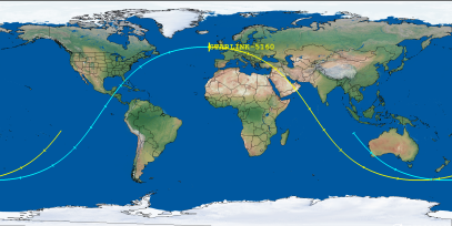 STARLINK-5160 (ID 54080) Reentry Prediction Image
