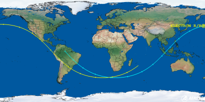ELECTRON R/B (ID 69179) Reentry Prediction Image