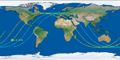 SL-4 R/B (ID 100058) Reentry Prediction Image
