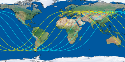 STARLINK-1678 (ID 46538) Reentry Prediction Image