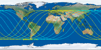 STARLINK-1741 (ID 46567) Reentry Prediction Image