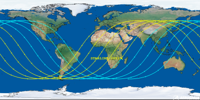 STARLINK-2093 (ID 47374) Reentry Prediction Image