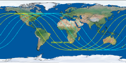 STARLINK-4498 (ID 53434) Reentry Prediction Image