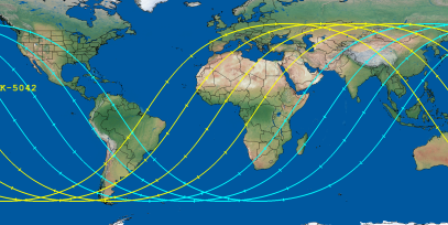STARLINK-5042 (ID 53899) Reentry Prediction Image